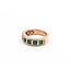 Ring .44ctw Round Diamonds 1.40ctw Emerald 14kr sz7.25 225010150