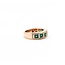 Ring .44ctw Round Diamonds 1.40ctw Emerald 14kr sz7.25 225010150