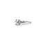 Ring Engagement .70ctw Emerald/Round/Baguette Diamond 14kw sz7 225010300