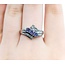 Ring .15ctw Round Diamonds .64ctw Tanzanite 14kw sz7 224110180