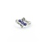Ring .15ctw Round Diamonds .64ctw Tanzanite 14kw sz7 224110180
