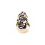 Ring .30ctw Single Cut Diamonds 2.25ctw Amethyst 14ky/SS sz7 225010752