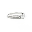 Ring Engagement .33ctw Princess Diamond .38ctw Accent Diamonds 14kw sz7 124110304