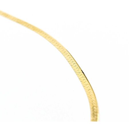 Necklace Herringbone 14ky 20" 2.5mm 225012501