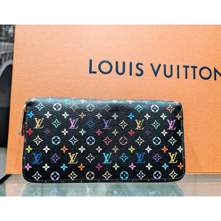Wallet Louis Vuitton Zippy Monogram Takashi Murakami Black 124125019