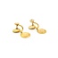 Earrings Dangle 1914 Montana Gold Tokens 25x11mm 10ky 225014301