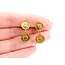 Earrings Dangle 1914 Montana Gold Tokens 25x11mm 10ky 225014301