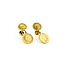 Earrings Dangle 1914 Montana Gold Tokens 25x11mm 10ky 225014301
