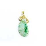  Pendant Carved Jade 42x18mm 14ky " 225011253