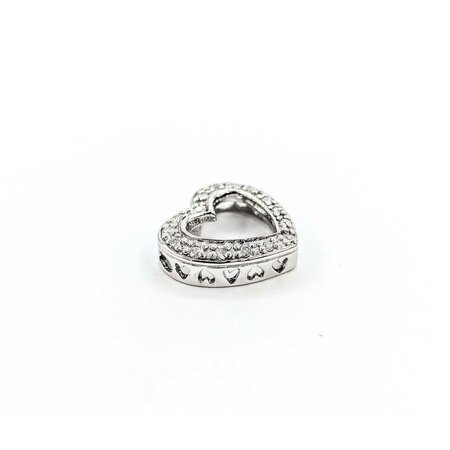 Pendant Heart .16ctw Round Diamonds 15x15mm 14kw " 225011002