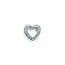 Pendant Heart .16ctw Round Diamonds 15x15mm 14kw " 225011002