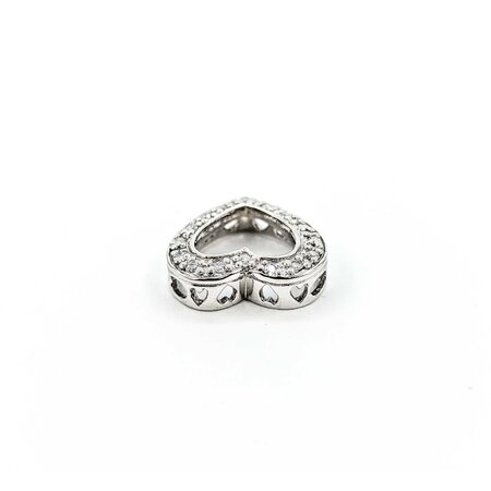 Pendant Heart .16ctw Round Diamonds 15x15mm 14kw " 225011002