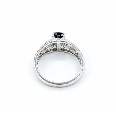 Ring S. Kashi .50ctw Round Diamonds .75ct Sapphire 14kw sz7 225010154