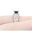 Ring S. Kashi .50ctw Round Diamonds .75ct Sapphire 14kw sz7 225010154