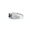 Ring S. Kashi .50ctw Round Diamonds .75ct Sapphire 14kw sz7 225010154