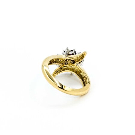 Ring .50ctw Round Diamonds .50ctw Ruby 18ky sz6 225010155