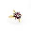 Ring .50ctw Round Diamonds .50ctw Ruby 18ky sz6 225010155