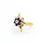 Ring .50ctw Round Diamonds .50ctw Ruby 18ky sz6 225010155