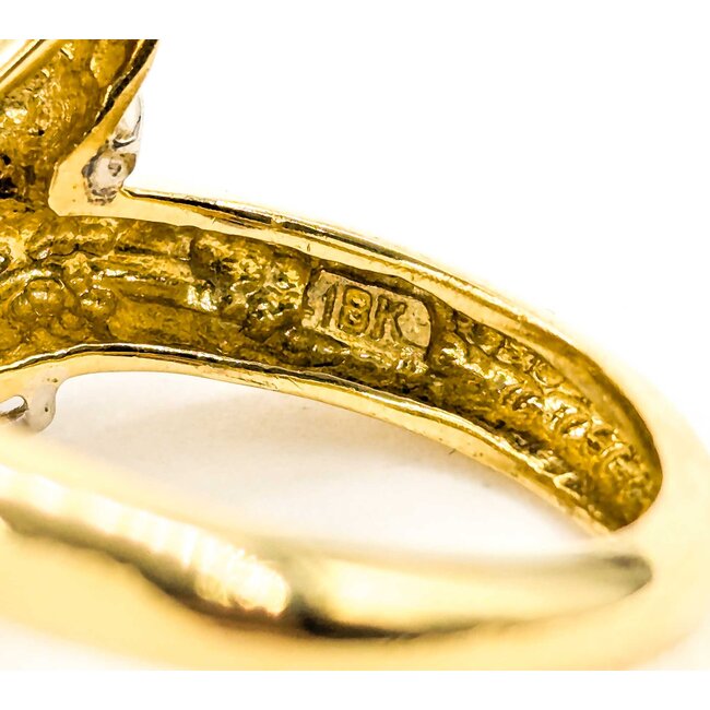 Ring .50ctw Round Diamonds .50ctw Ruby 18ky sz6 225010155