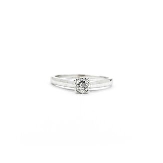 Ring Solitaire Engagement .20ct Round Diamond 10kw sz5.75 225010303