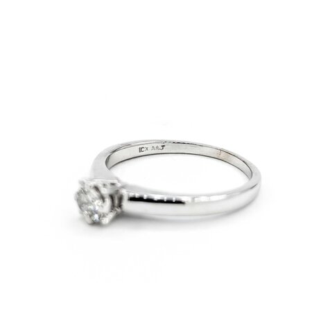 Ring Solitaire Engagement .20ct Round Diamond 10kw sz5.75 225010303