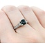 Ring .75ctw Round Diamonds 1.22ct Montana Sapphire 18kw sz7 124030236
