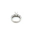 Ring Set Engagement Semi Mount .38ctw Round Diamond 1.25ctw Sapphire Platinum sz5.5 224110312