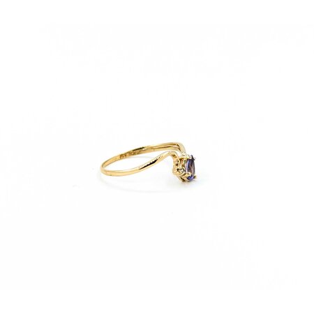 Ring .01ctw Round Diamonds .20ct Tanzanite 10ky sz5.75 225010158