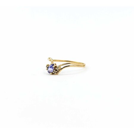 Ring .01ctw Round Diamonds .20ct Tanzanite 10ky sz5.75 225010158