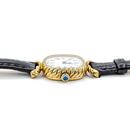 Watch Concord 21mm 14ky Leather Strap Watch Only 225016600