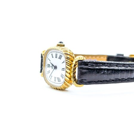 Watch Concord 21mm 14ky Leather Strap Watch Only 225016600