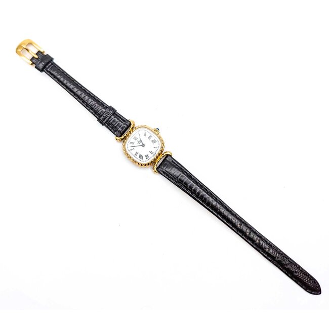 Watch Concord 21mm 14ky Leather Strap Watch Only 225016600