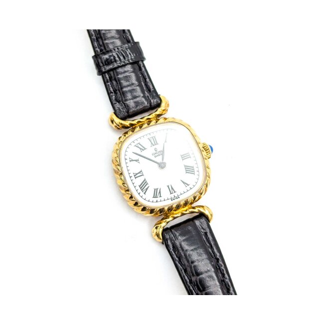 Watch Concord 21mm 14ky Leather Strap Watch Only 225016600