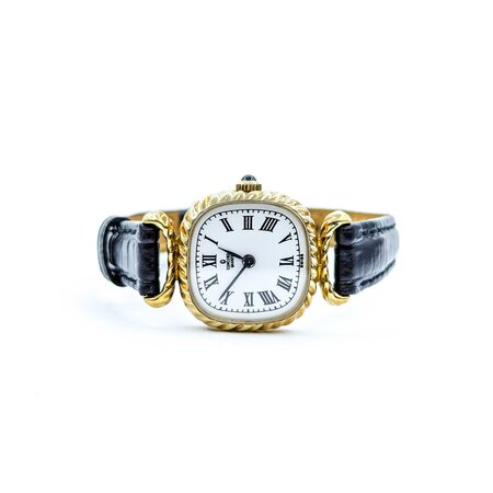 Watch Concord 21mm 14ky Leather Strap Watch Only 225016600