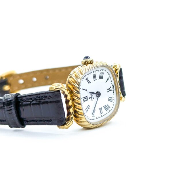 Watch Concord 21mm 14ky Leather Strap Watch Only 225016600