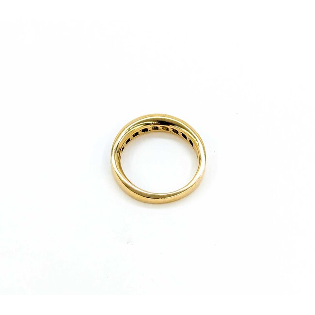 Ring Bridal Channel Set .86ctw Round Diamonds 14ky sz6.75 4.5mm 124110450