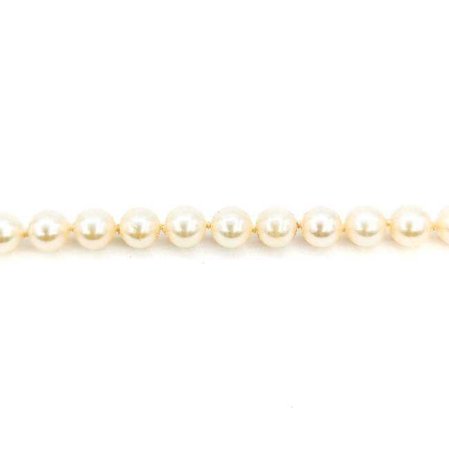 Necklace Strand 5.5mm Akoya Pearls 14ky 25" mm 225012253