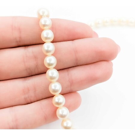 Necklace Strand 6.75mm Akoya Pearls 14kw 15" mm 225012252