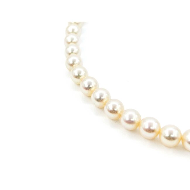 Necklace Strand 6.75mm Akoya Pearls 14kw 15" mm 225012252