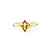 Ring .01ctw Single Cut Diamonds .52ct Citrine 10ky sz9 225010160