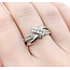 Ring Twist .25ctw Round Diamonds Milgrain 14kw sz7 225010006