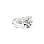 Ring Twist .25ctw Round Diamonds Milgrain 14kw sz7 225010006
