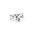 Ring Twist .25ctw Round Diamonds Milgrain 14kw sz7 225010006