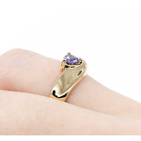 Ring .005ctw Single Cut Diamonds .30ct Tanzanite 10ky sz7 225010163