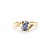 Ring .02ctw Single Cut Diamonds .45ct Tanzanite 10ky sz7.5 225010161