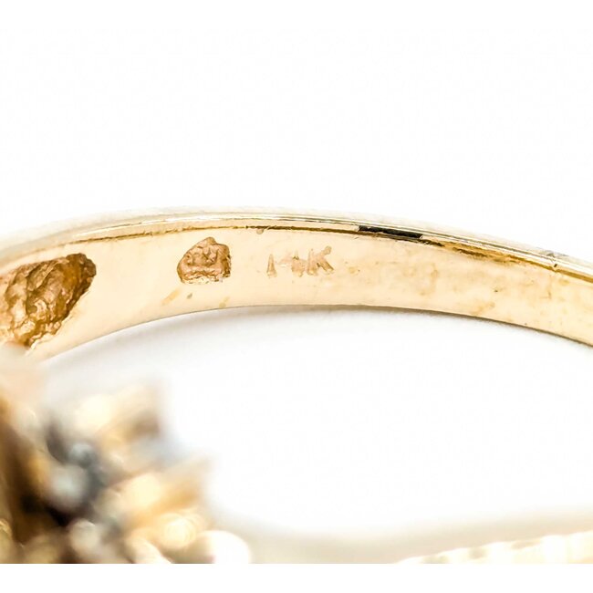 Ring .02ctw Single Cut Diamonds .45ct Tanzanite 10ky sz7.5 225010161