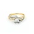 Ring Engagement .37ct Triangle Diamond .50ctw Diamonds 14ktt sz9 225010304