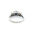 Ring .30ctw Round/Baguette Diamonds .78ct Sapphire 10kw sz9 225010165