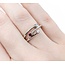 Ring Bypass .12ctw Round Diamonds .06ct Ruby 14kw sz6 225010172