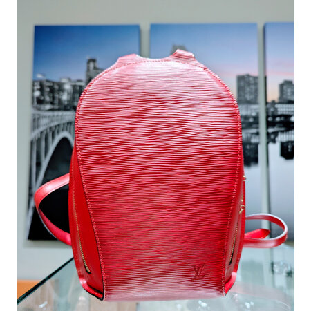 Handbags Louis Vuitton Mabillon Red Epi Leather 125010008
